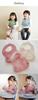 Panos Silicone Apron Baby Feeding 90g Per Dishwasher Lightweight Silicone Bib Set of Baby and One Size Bib, Bib, Safe, 3, Cream, Pink, Rose,