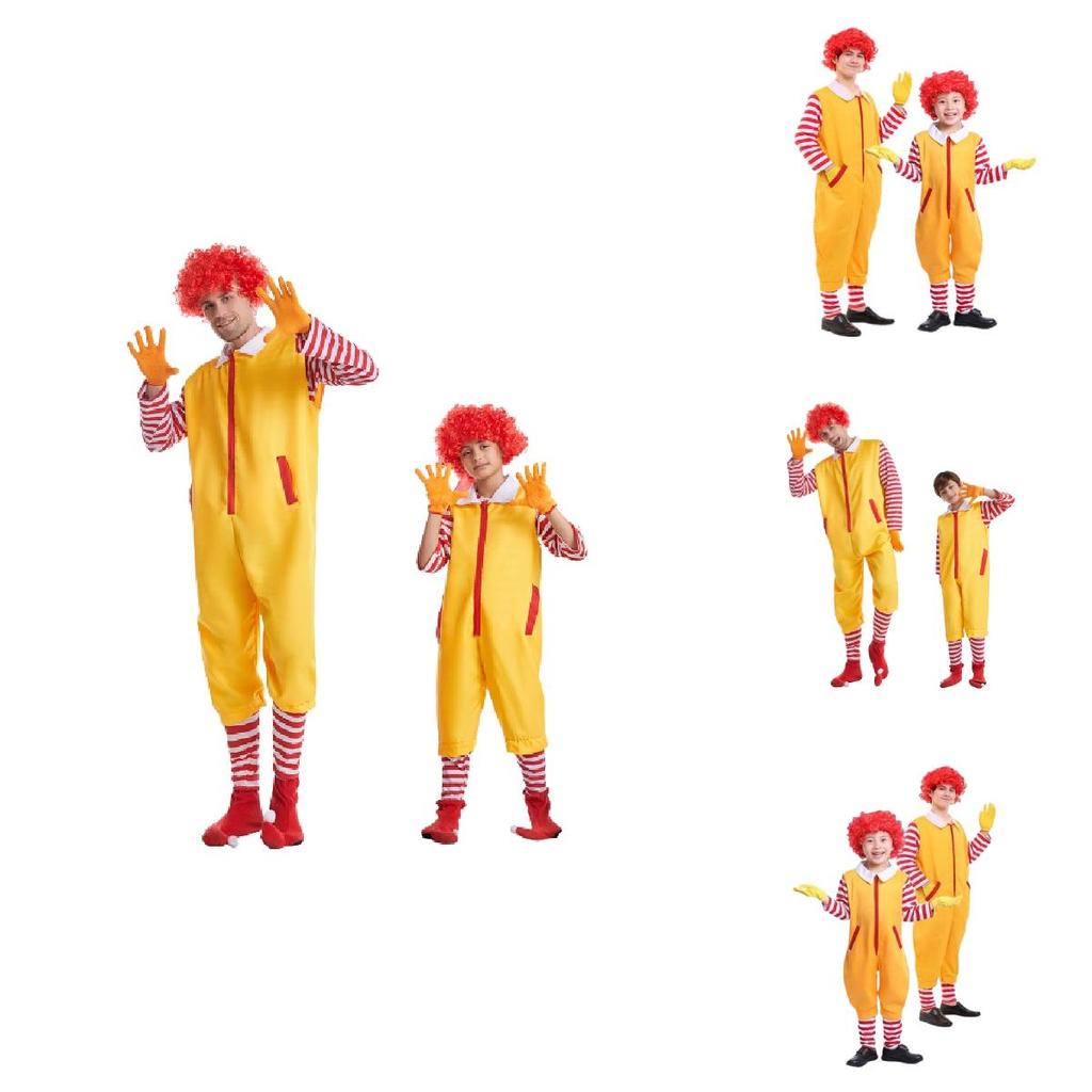 Festive Elf Costume For Children Top-quality Pvc Fabric Eye-catching Yellow Color Available In Multiple Sizes Perfect For Family Cosplay