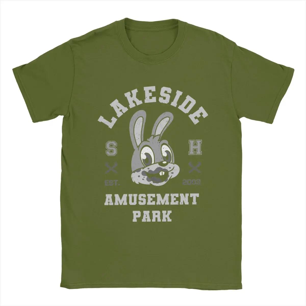 Новинка Lakeside Amusement Park Varsity Silent Hill футболки мужские хлопковые футболки с коротким рукавом футболка больших размеров одежда 3XL