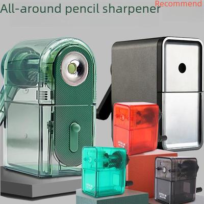 Dual-Hole Hand-Crank Pencil Sharpener for Students and Teachers