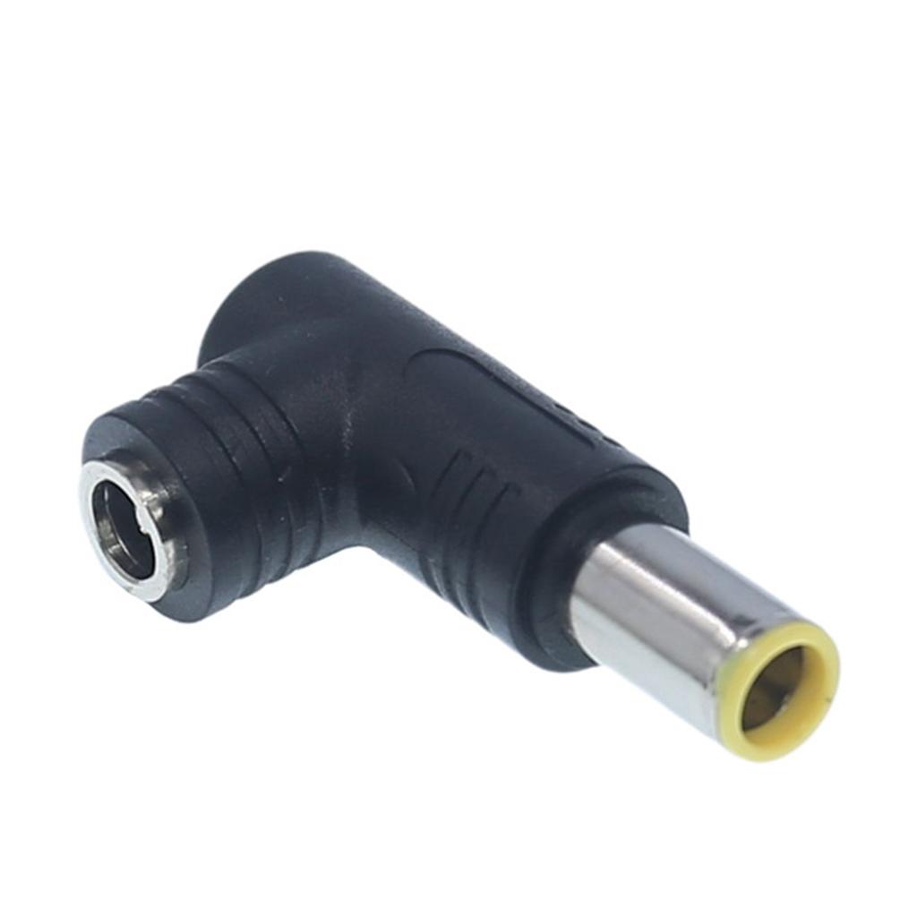 1PC DC Power Connector Adapter 90 Degree Angle 5.5mm X 2.5mm Female Plug To Male Jack Coupler Converter for Laptop