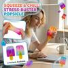 Sensory Nice-Sicle Stress Relief  Cube Squeeze Object Ice Cream Twisting Toys