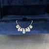 Water Drop Shape Charm Ring Adjustable Stackable Ring New Chain Ring  Women