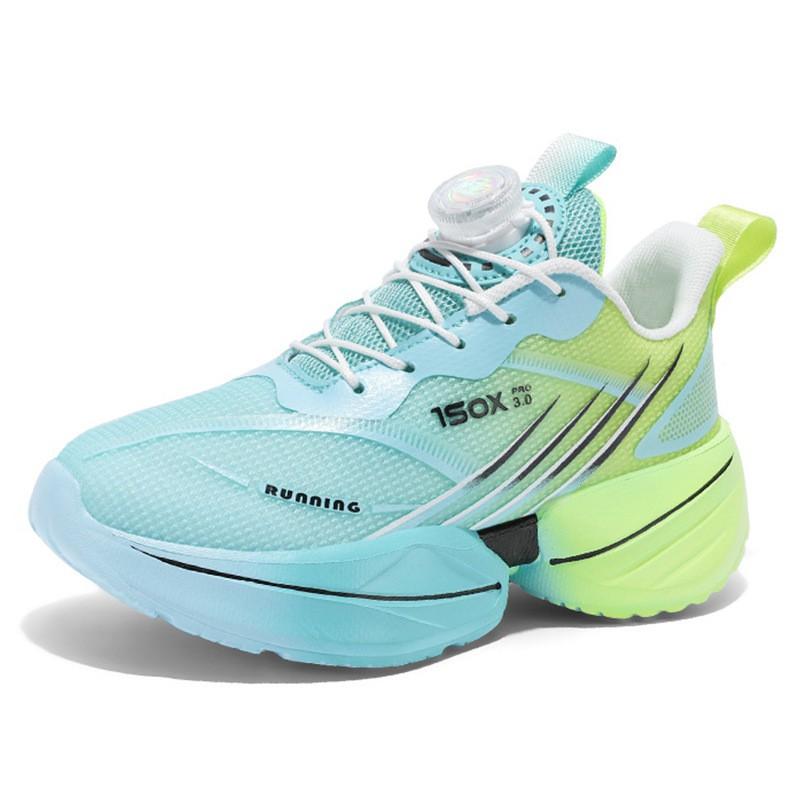 Kids Running Shoes Boys Lightweight Breathable Cushioned With Rotating Hook Fall Winter Use