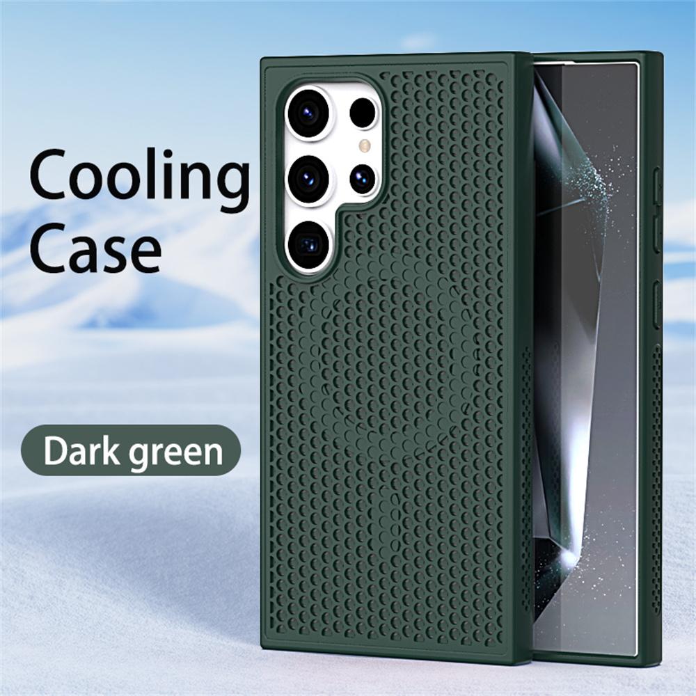 Magnetic For Magsafe Heat Dissipation Phone Case For Samsung S25 S24 S23 Ultra S22 Plus FE Luxury Shockproof Protection Cover