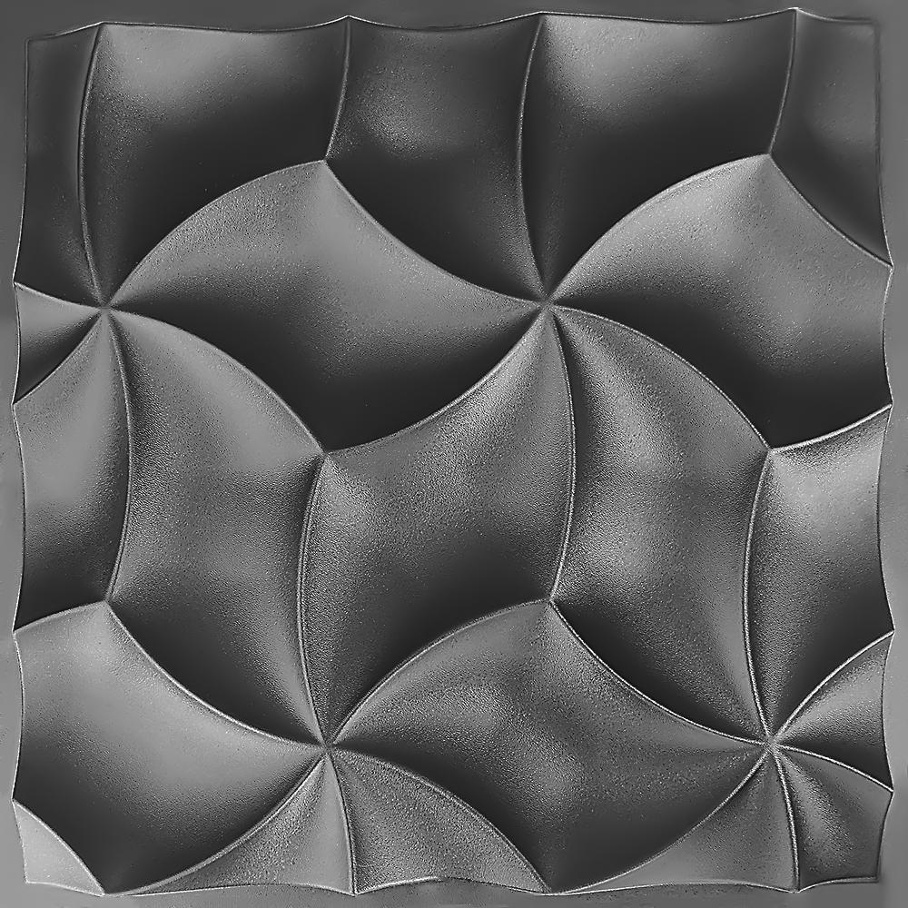 Plastic mold for the manufacture of 3d panel "Marshmalloy"(3D mold for decorative wall panels for gypsum and concrete) Wall decor.