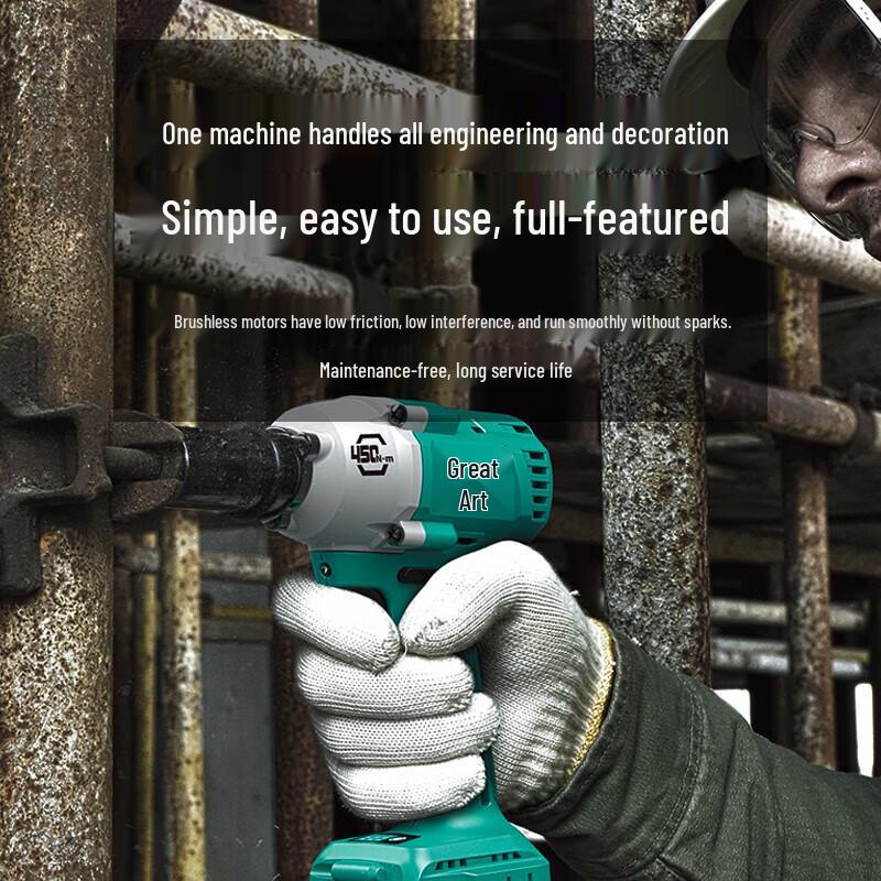 DAYI Cordless Brushless Electric Impact Wrench CN plug (adapter included)