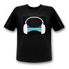 Led T Shirt Party Kopfhrer Equalizer Dj Headphone El Neu Vintage Washed Comfortable Versatile Breathable Graphic Homme Soft