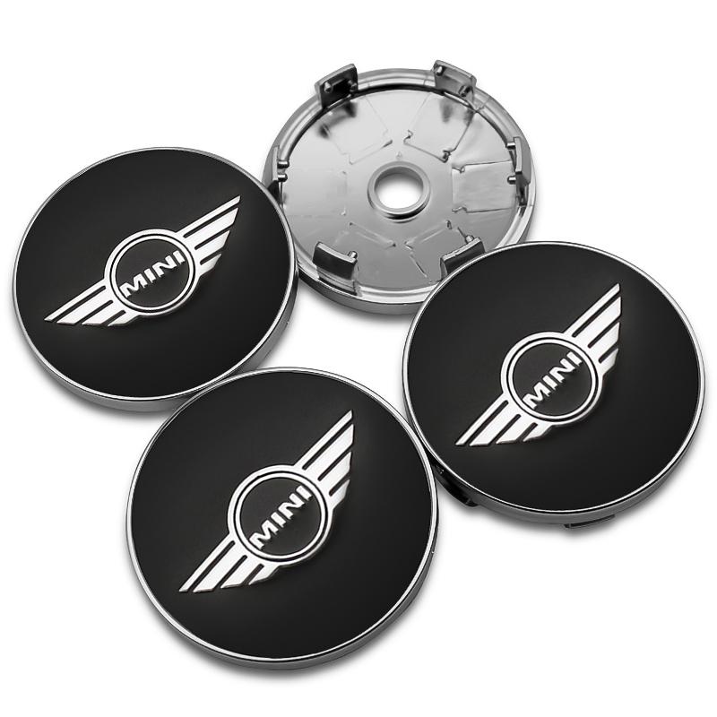 4pcs 60mm Car Wheel Hub Center Caps Rim Cover Badge Emblem Stickers For MINI Cooper One S JCW R55 R56 F55 F56 R57 R58 R59 R60