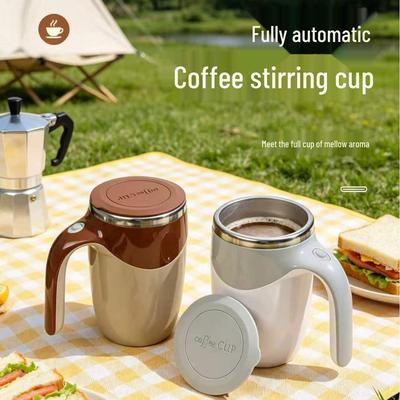 Rechargeable Blender Cup with Lid: Electric Soy Milk & Coffee Brewer