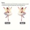 Ballet Christmas Girl Vehicle Acrylic Flat Surface Pendant For Interior Auto