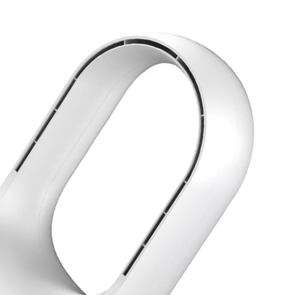 Tower Fan Bladeless 6 Speed Mode USB Charge LED Display Low Noise Desktop Fan for Family Office