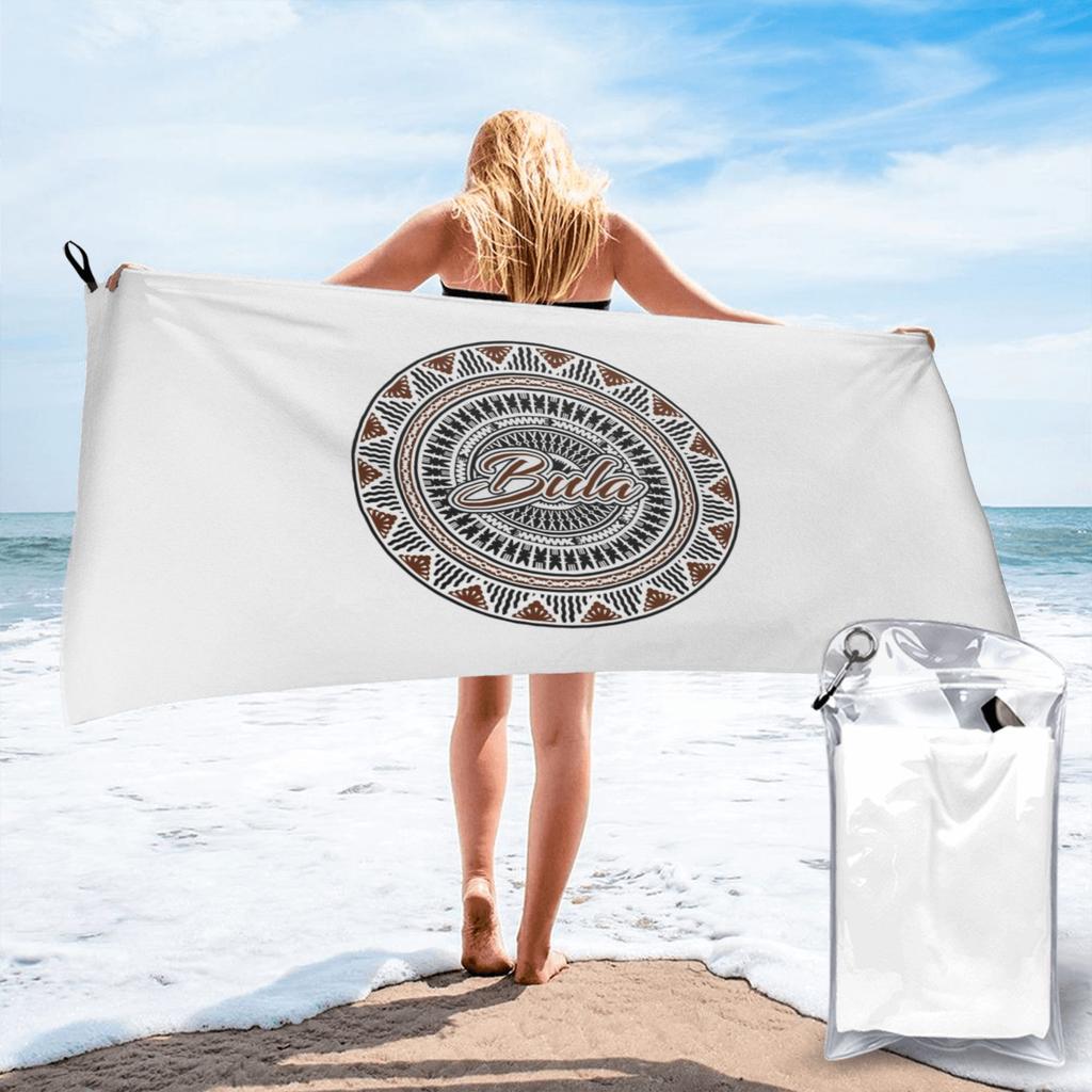 Fiji Bula Kesakesa Design Beach Towel Soft Microfiber Quick Dry Absorbent Quick Towels For Pool