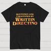 Writtin Directino 100% Cotton Summer Casual Cool Loose T-Shirt