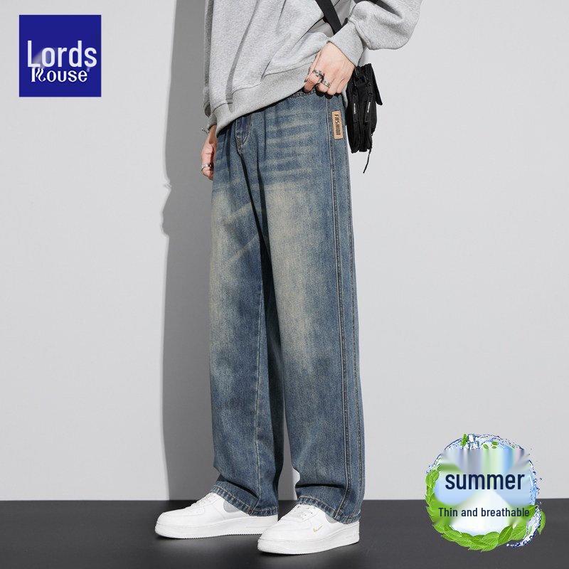 Men's Loose Fit Cool-Touch Straight Jeans
