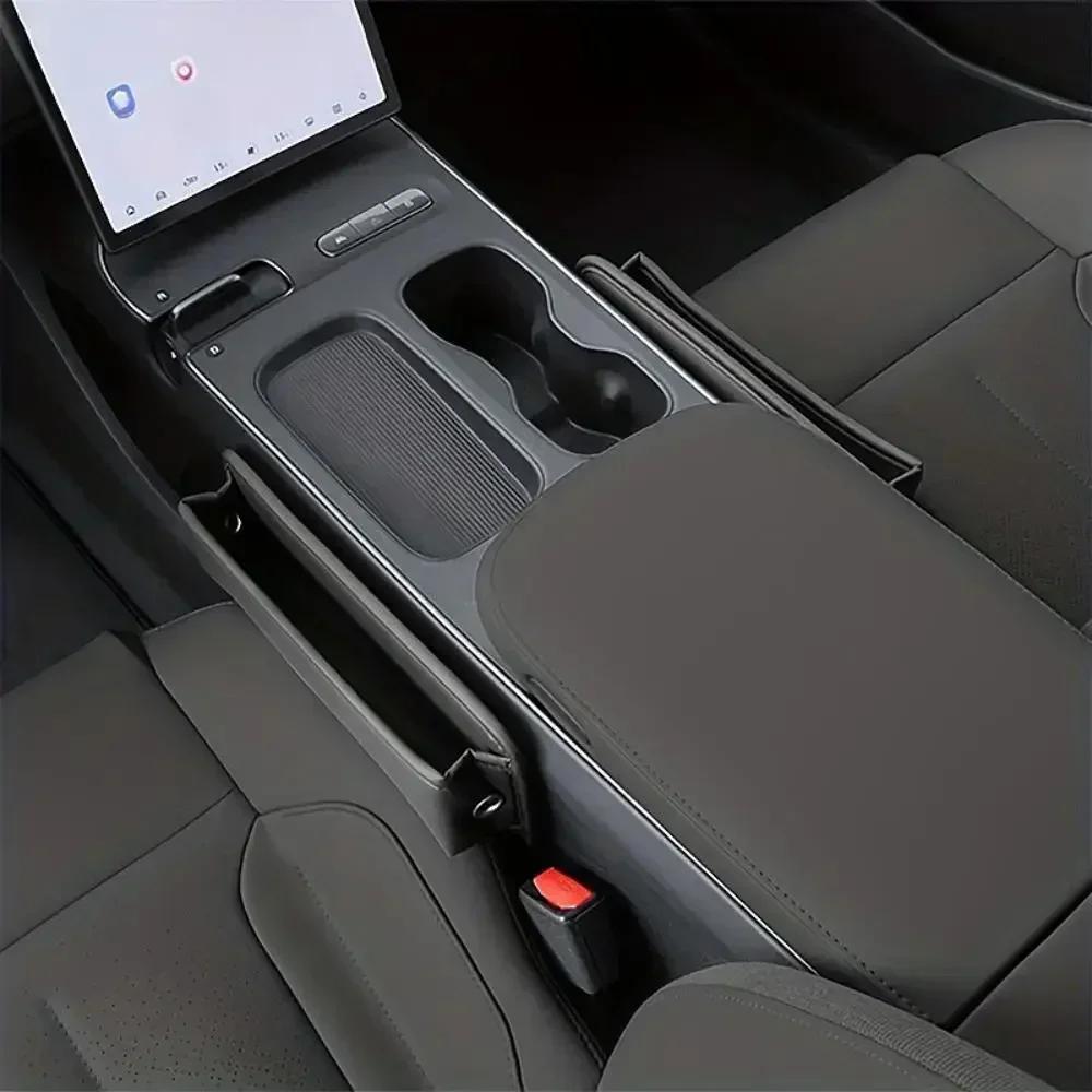 NEW Car Seat Gap Box PU Leather Large Capacity Multifunctional Storage Miscellaneous Storage Box Gap Filling