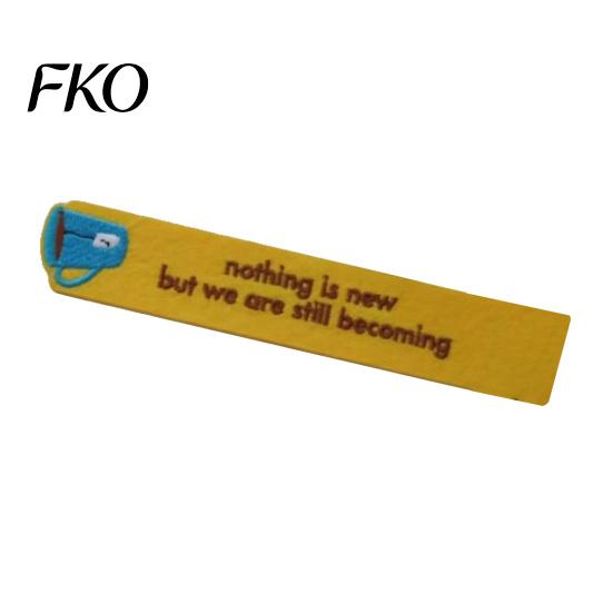 Felt Bookmark Handmade Embroidered Bookmark, Coffee Cup Book Page Marker, Lint-free Reading Accessories for Men Women Lovers Scrapbook
