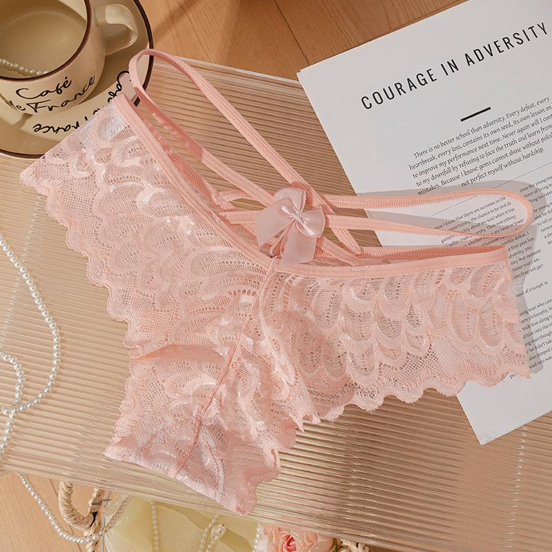 

Женские весенне-летние трусы-слипы с чистым двойным кружевом, быстросохнущей сеткой и низкой посадкой XL розовый