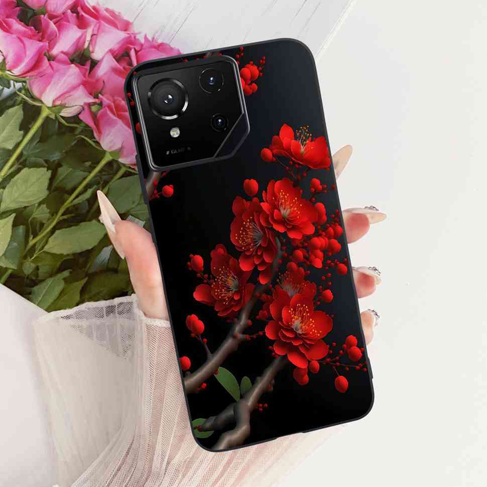 For Asus ROG Phone 9 5G Case Popular Pattern Painting Silicone TPU Black Cover For Asus ROG Phone 9Pro 9 PRO 5G Phone Cases Capa