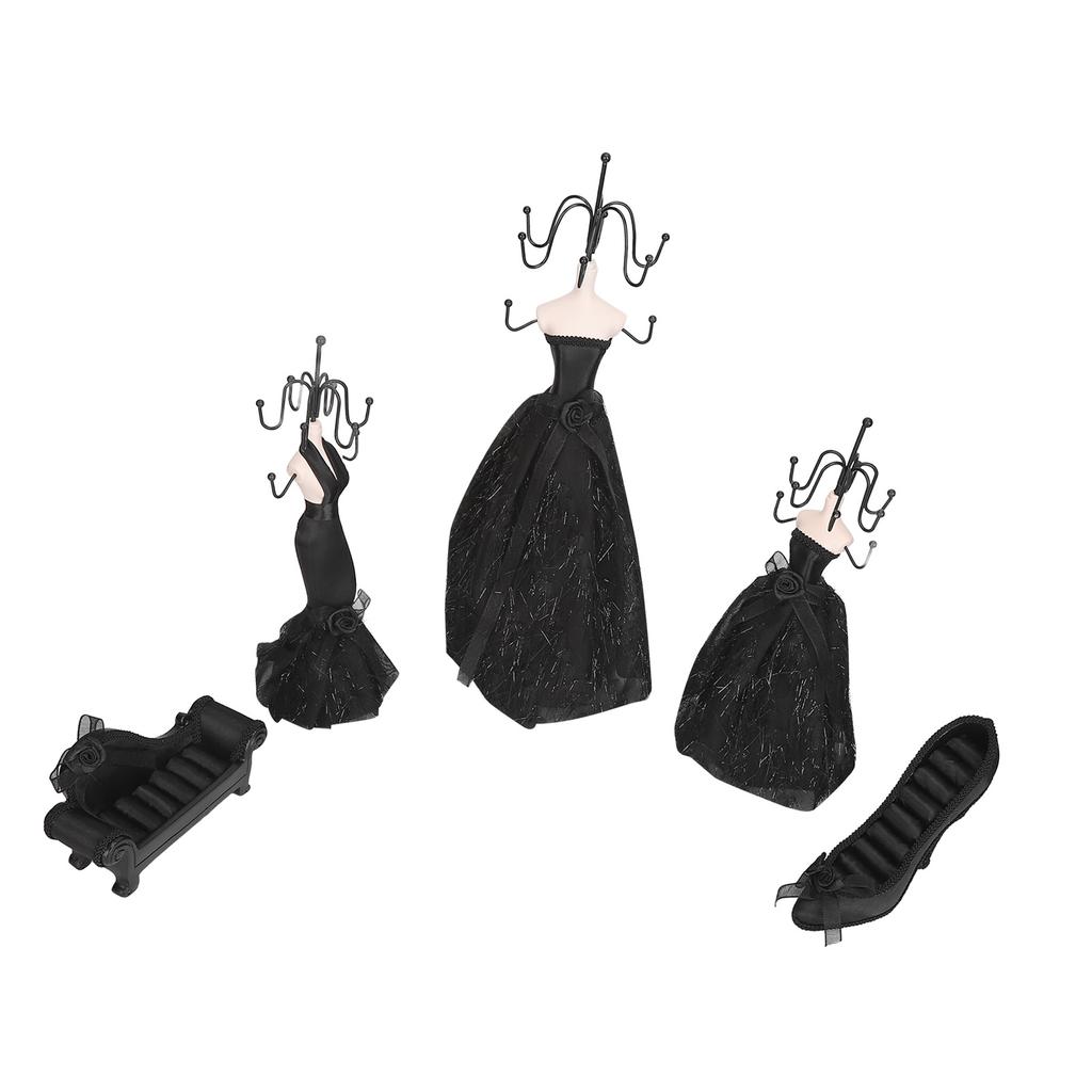 Schmuckständer Set High Heels Modelle Sofa Halskette Ohrringe Armbänder Ringe Aufbewahrungsständer