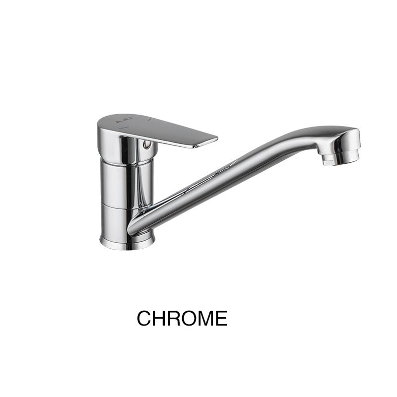 

ULA латунный смеситель для кухни с поворотом на 360 градусов, смеситель для мойки, черный хромированный кухонный кран, крепление на палубе, смесители для мойки с холодной и горячей водой Torneira A10622