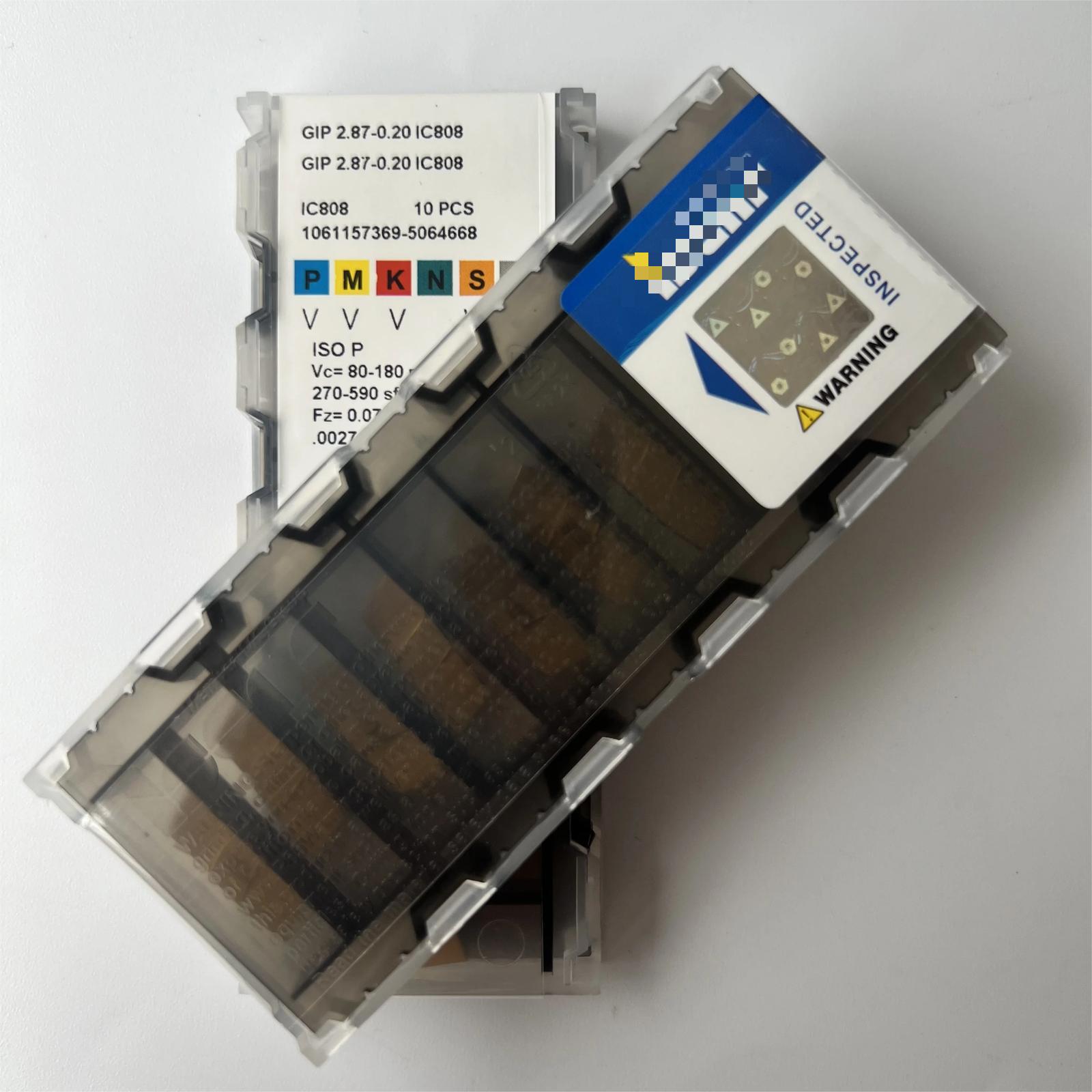 

GIP2.87-0.20 IC808 / Industrial indexable Carbide Inserts 10 Pcs