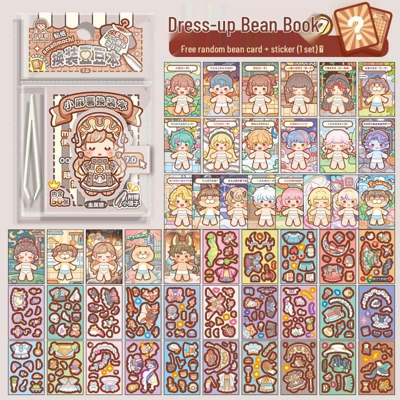 Little Mochi 6.0 Outfit: Complete Children's DIY Miniature Scene Decoration Sticker Set