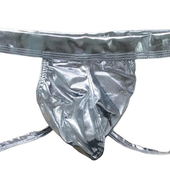 Men Club Briefs U Convex Bouncy Breathable Solid Color Smooth Surface Slutty Hollow Out Plus Size Open Butt Men Thongs Clubwear Clothes