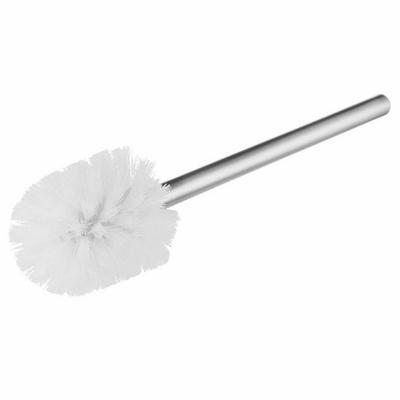 Stainless Steel Toilet Brush with Storage Base Bathroom Cleaning Tool Dense Bristles for Home/Hotel/Restroom