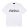 BALENCIAGA Summer New Arrival Cotton Printed Crew-Neck Short-Sleeve T-Shirt White F148