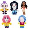 Anime Kpop Demons Hunters Plush Rumi Mira Zoey Eyeless Boy Monster Hunt Girl Group Stuffed For Fans Child Plush Toy Gifts