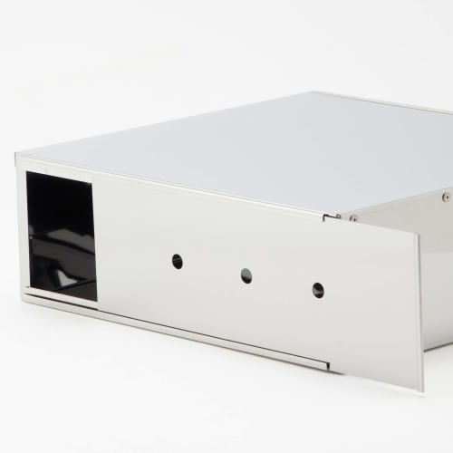 Endo Shoji TKG Large Stainless Steel Knife Holder, 2 Tiers, with Nailed Rubber Plate, Width X Depth X Height (mm): 300 X 100 X 370 Mm. Simple, Easy-to