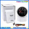 MAIMEIMI 7 Color LED 0-190ohm 52MM Fuel Water Level Gauge Water Temp Oil Pressure Meter Oil Temp Voltmeter with Alarm Optional