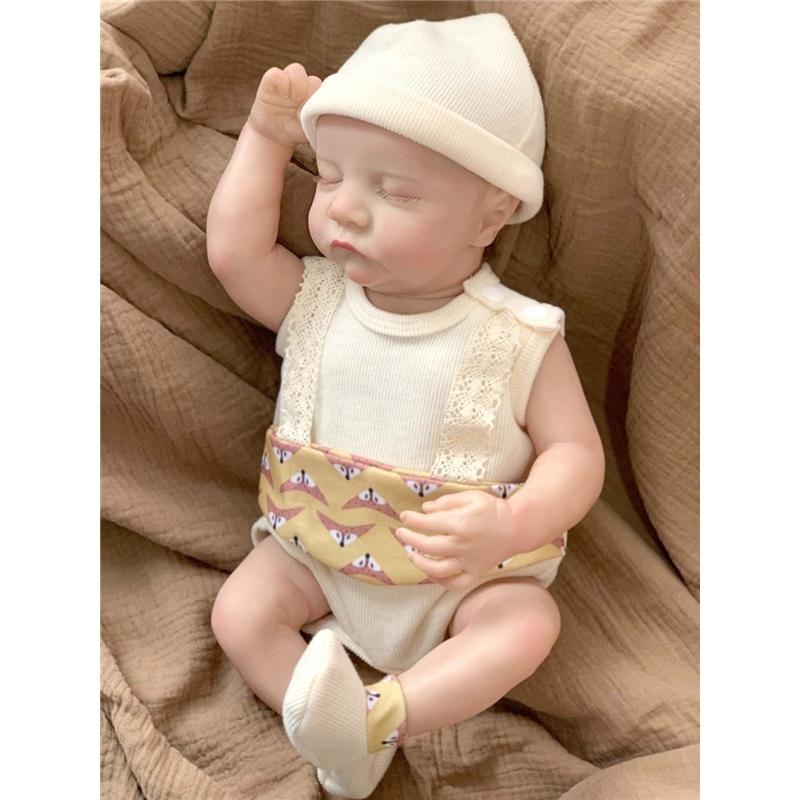 18 Zoll Rebirth-Puppe Realistisches Baby Weicher Körper Reborn-Puppe Für Kinder Perfektes Geschenk Premium-Qualität Kleinkindspielzeug