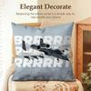 Fighter Jet F35 22 B2 Su57 Cushion Cover Natural Linen Organic Fabric Double-Sided Printing Sofa Home Decor Gift Pillow Case