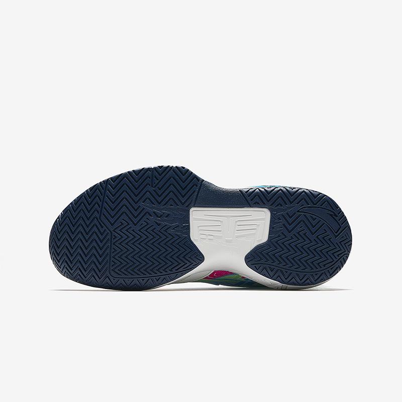 Anta Kids Dominance Synthetic Leather Mesh Fashion Breathable Low-Top Basketball Shoes Men sneaker White Blue A12511106-2