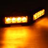 4-LED One-Drag-Two Strobe Mittleres Netz Warnlicht 8-LED Stroboskoplampe One-Drag-Two Lange Stoßstangenleuchte Öffnung