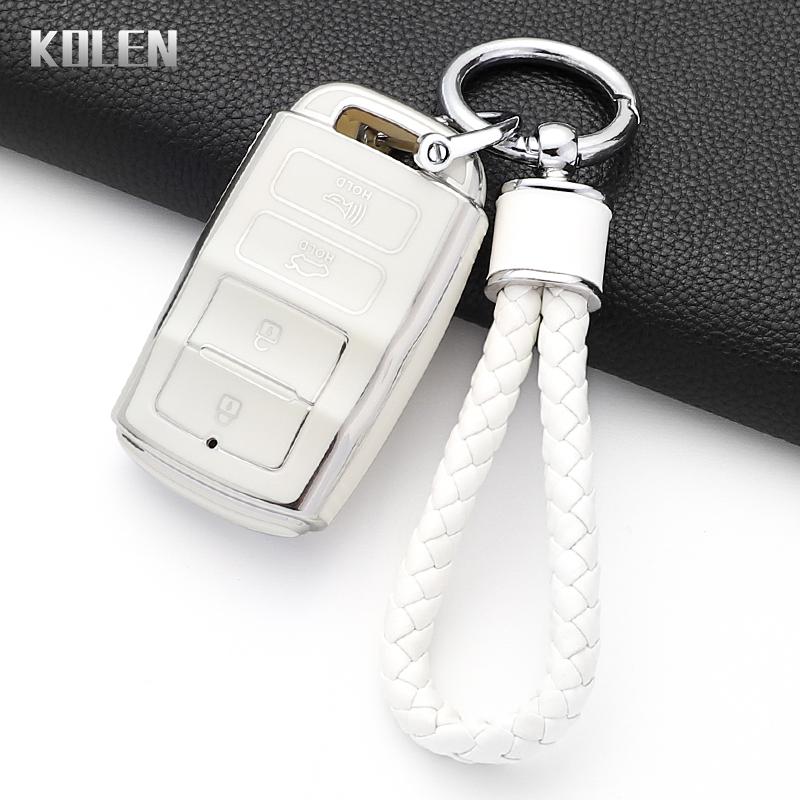 Fashion Tpu Car Key Case Cover For Kia Cadenza K9 K7 K-04 Sorento K900 And New K7 Protected Keychain Shell Fob Accessories Bag