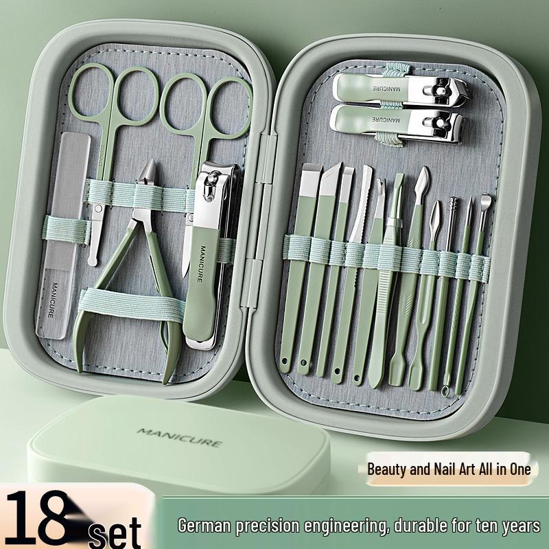 Deluxe Stainless Steel Nail Clipper & Manicure Set