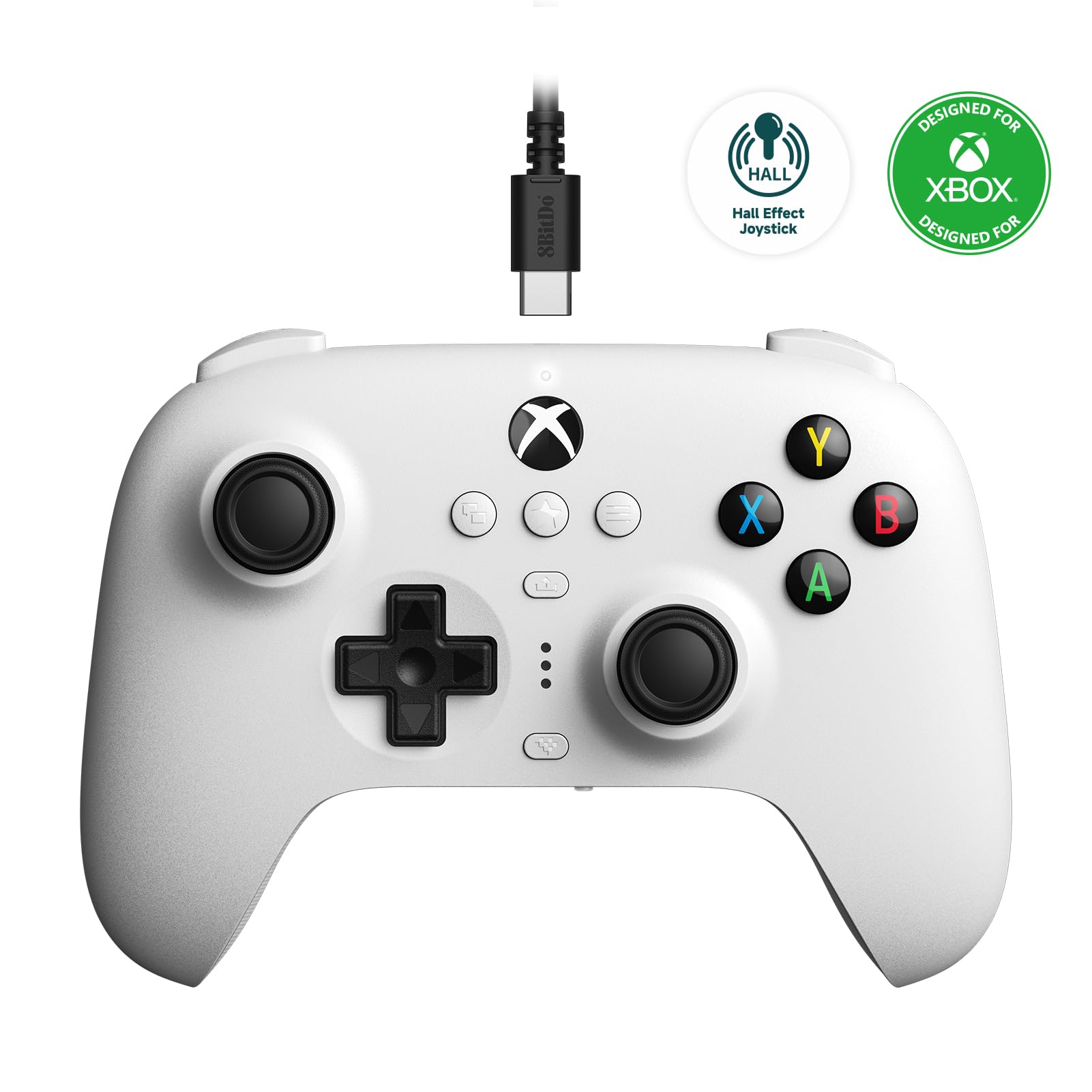 

8BitDo Ultimate Wired Controller for Xbox Hall Effect Joystick Compatible with Xbox Series Xbox Windows 10 and Windows 11 Officially Licensed Series,