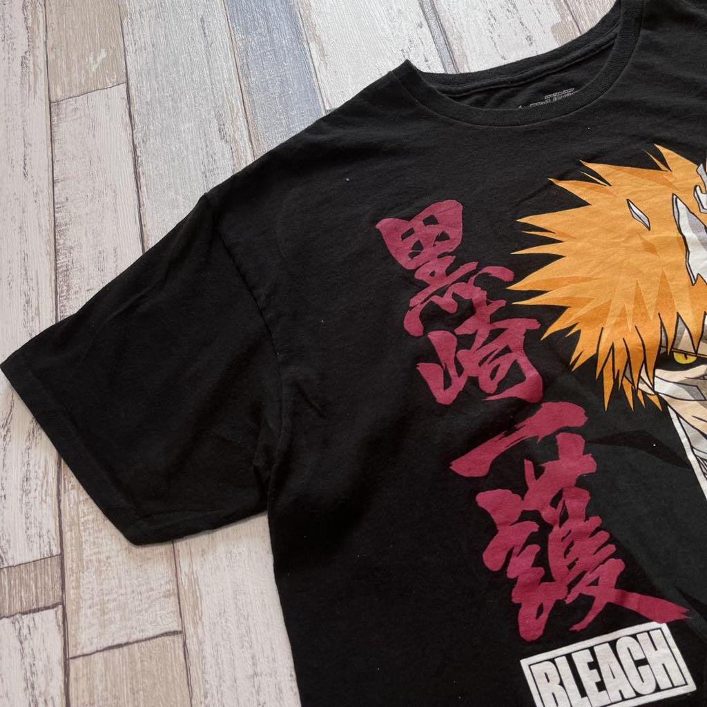 [USED] Official BLEACH Ichigo Kurosaki Anime T-shirt, Size L