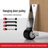 Silent Sliding Door Wheel with Vertical Track Pulley - Durable Steel-Plastic Support for Sagging Doors