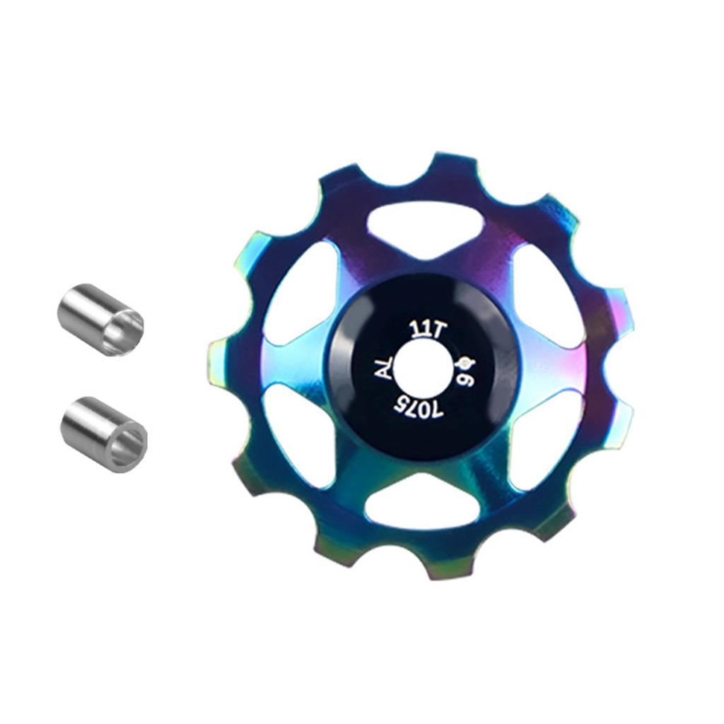 11T Bicycles Rear Derailleur Jockey Wheel Steel Bearing Pulley Road Bike Guide Roller Bicycles Rear Guide Wheel