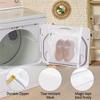 Feb.3 Pcs Drying Bag For Dryer,Honey Comber Mesh Bags With Zipper And Strap For Shoes,Laundry Reused Bag Tool