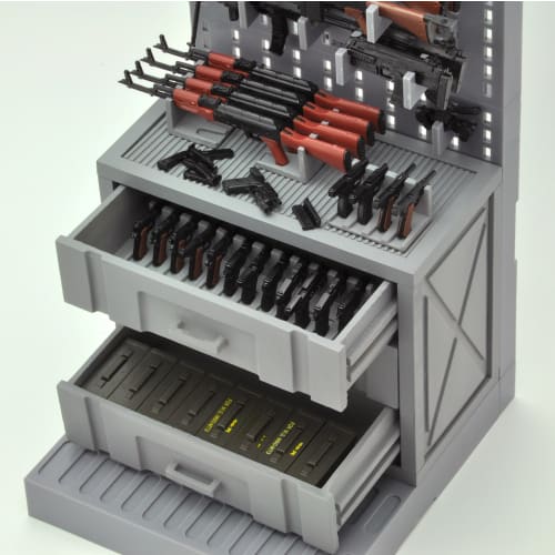 Little Armory LD006 Gun Rack B Plastic Model