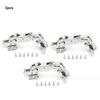 3Pcs Stainless Steel Door Hinge for Cabinet Cupboard Closet Furniture Hardware Fittings