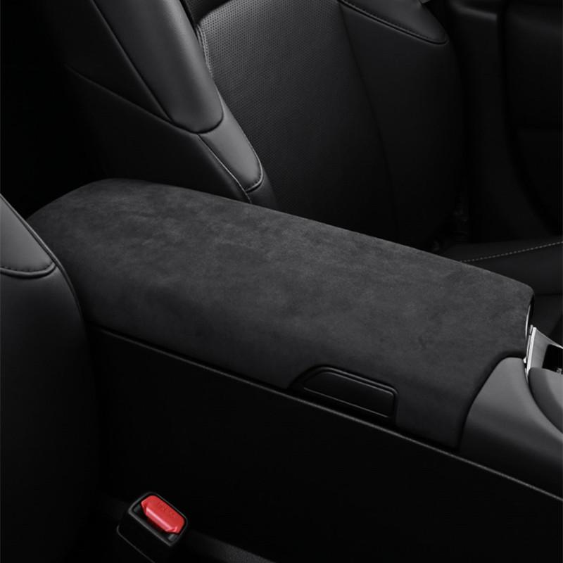 

Замшевый чехол для салона автомобиля, центральный подлокотник для Lexus ES200 ES260 ES300H 2018 2022 2023, черный