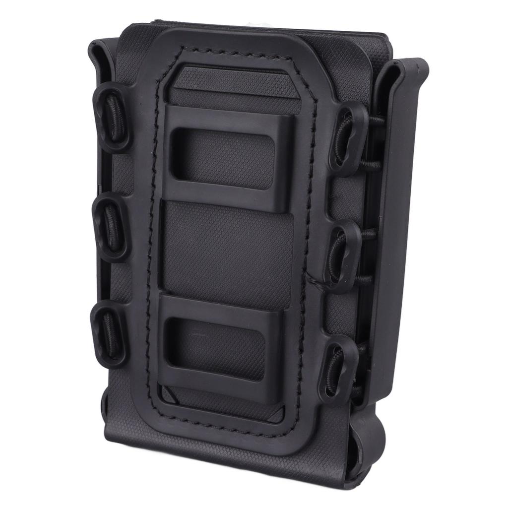 Shooting Magazine Pouch Plastic Black Universal 5.56mm 7.62mm Magazine Clip Pouch for Outdoor Game