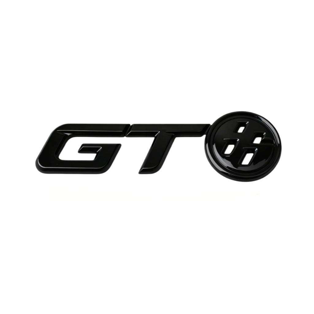 1Pc 3D Metal GT Logo Car Hood Fender Trunk Rear Bonnet Nameplate Decal Emblem Badge Sticker