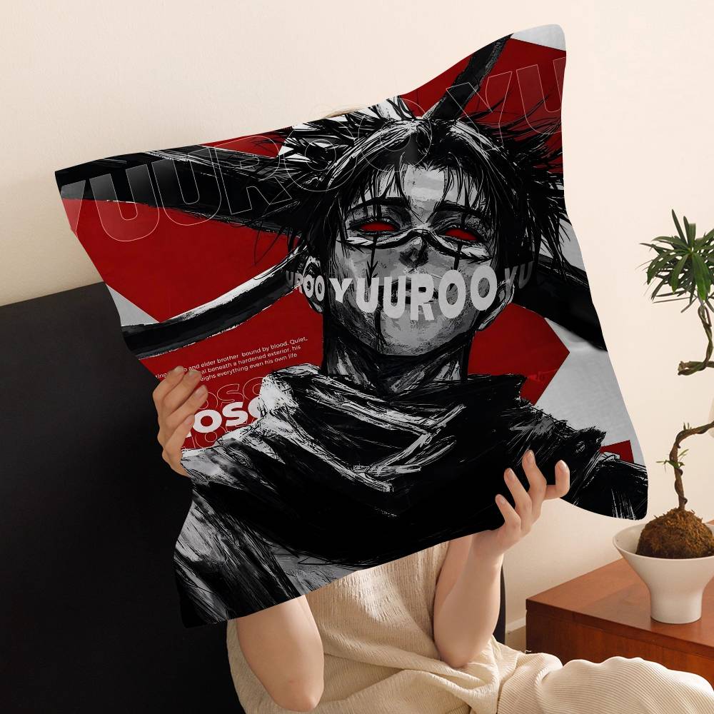 Choso J-Jujutsu K-Kaisen Anime Pillow Cushion Cover Pillowcase Living Room Sofa Home Decor Customized